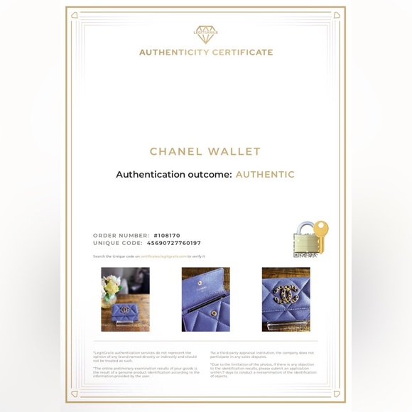 SOLD ❌ Chanel 19 Flap Card Holder & Dust Bag - Picture 12 of 12